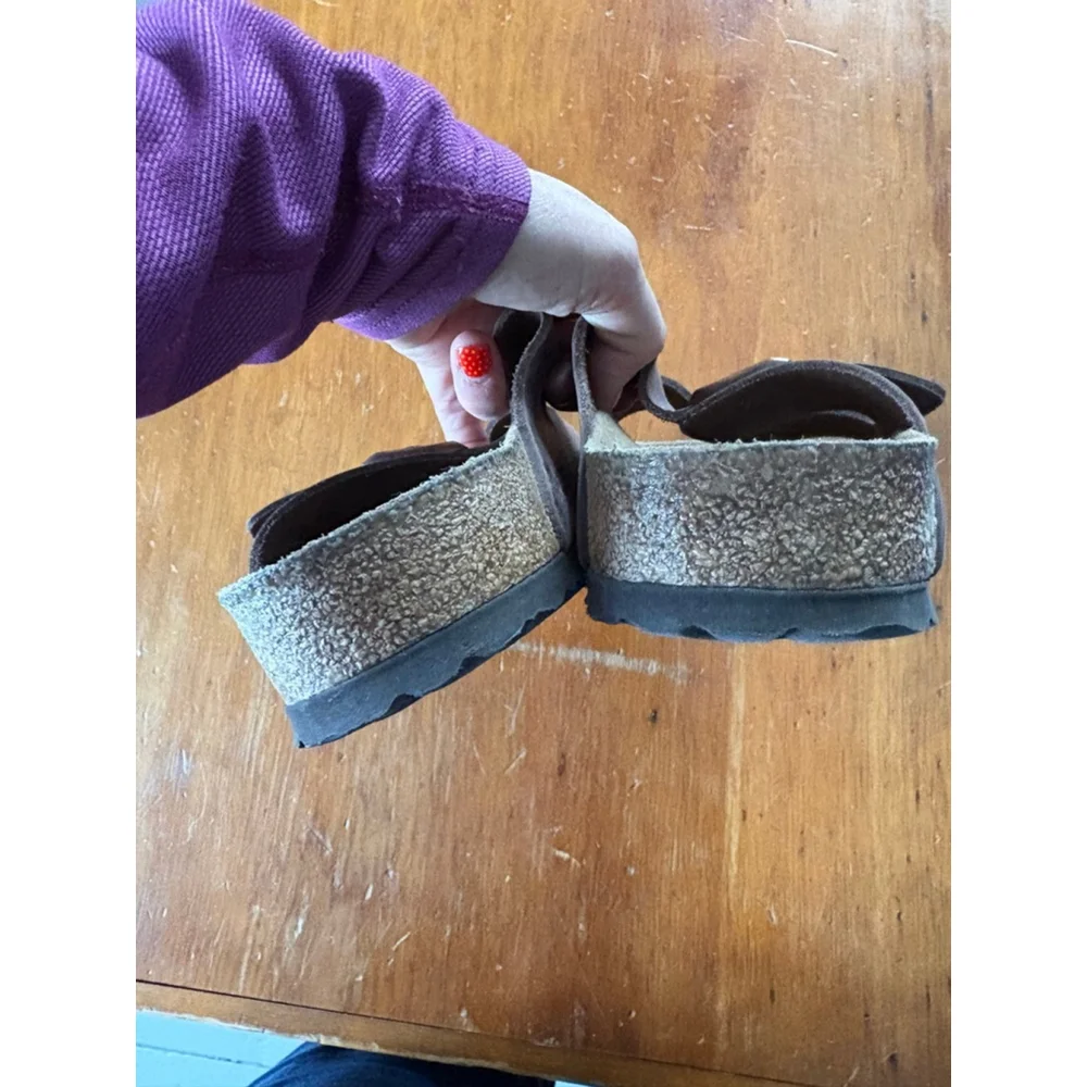 Birkenstock Brown Leather Arizona Sandals size 41/ women's 10/ men's 9